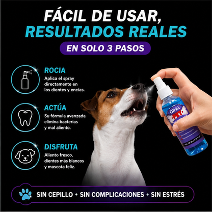 Oral Pet Spray Bucal Limpiador Mascotas