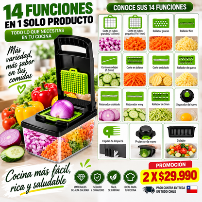 Picador Verdura 14 En 1