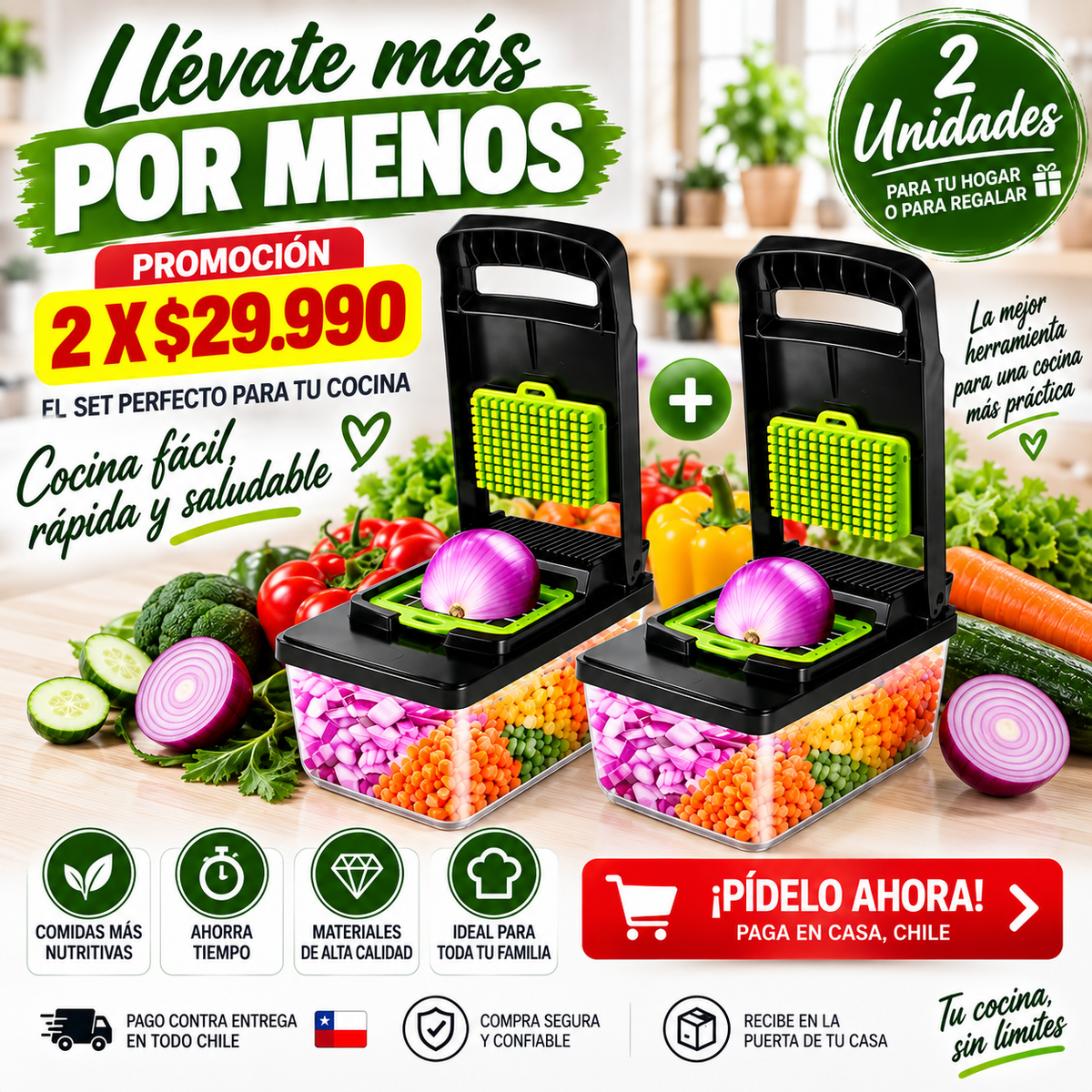 Picador Verdura 14 En 1