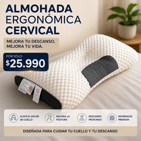 Almohada Cervical Ergonomica