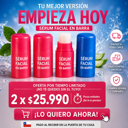 Sérum Facial En Barra Hidratante