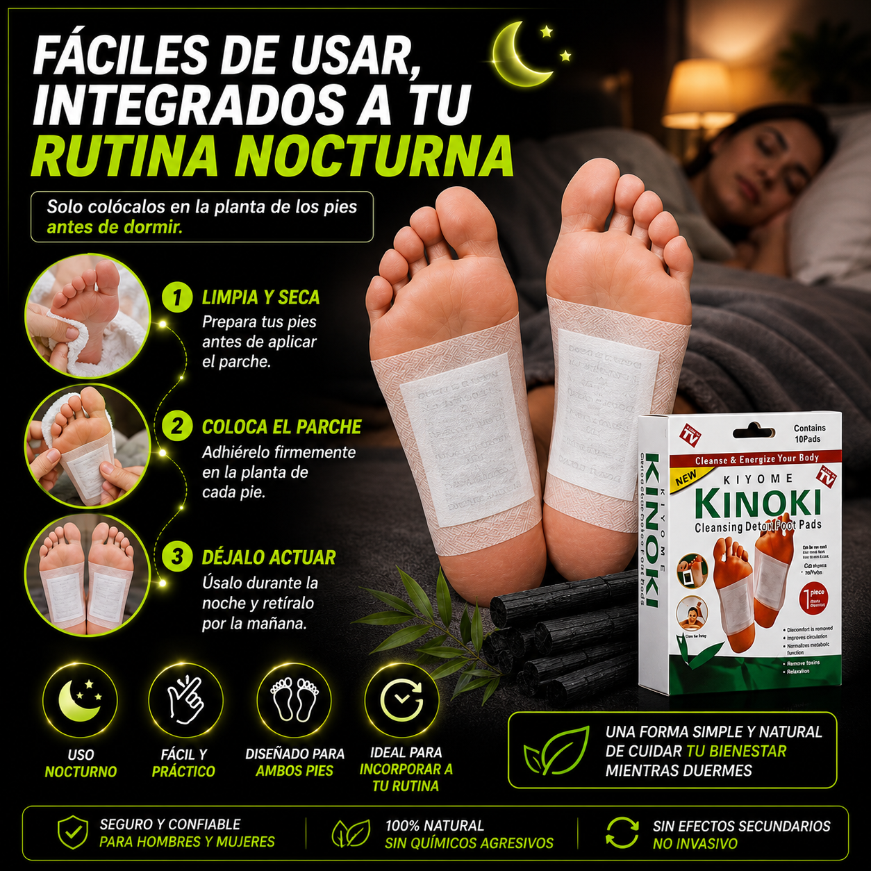 🔥 Parches Kinokis para pie