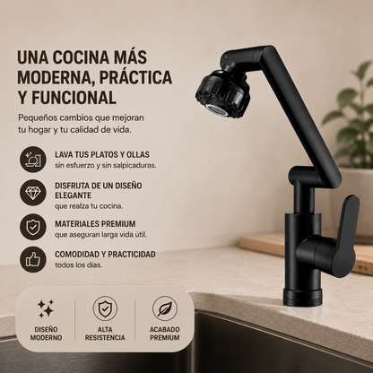 FL - LLAVE MONOMANDO 180° DE COCINA