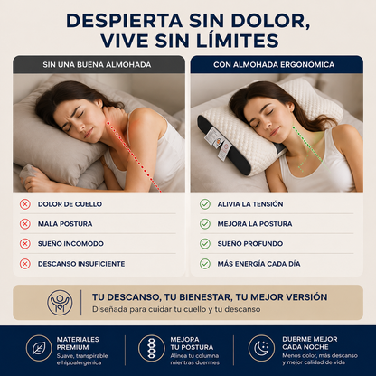 Almohada Cervical Ergonomica