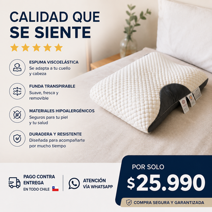 Almohada Cervical Ergonomica