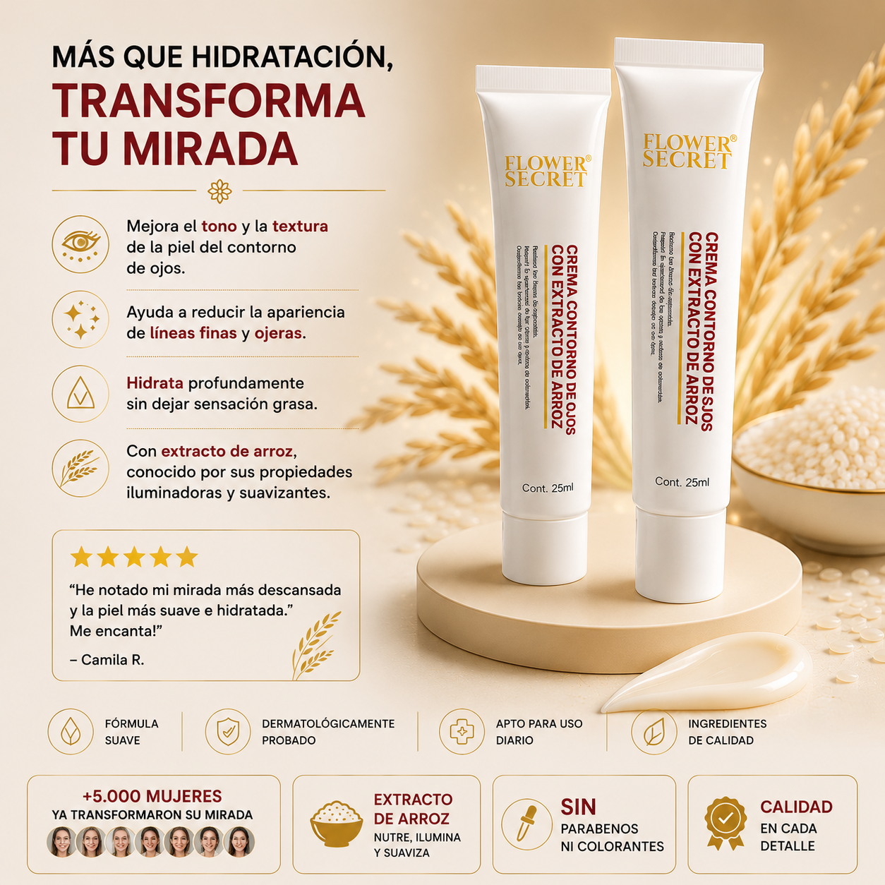 CONTORNO PARA OJOS DE ARROZ 2x1