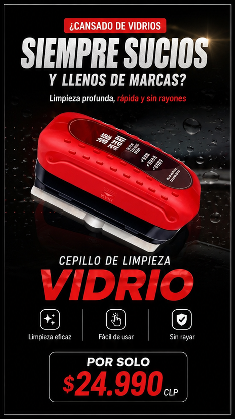 Cepillo De Limpieza Vidrio Empanado